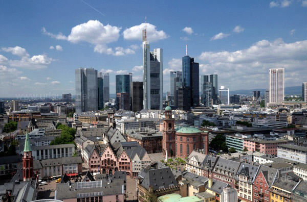 Blick &uuml;ber Frankfurt