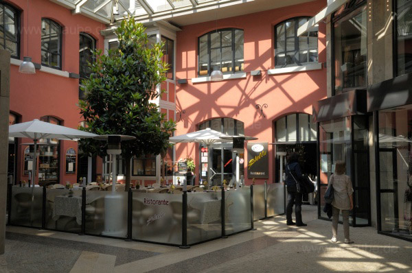 Die Galerie Fressgass in der N&auml;he der Hauptwache