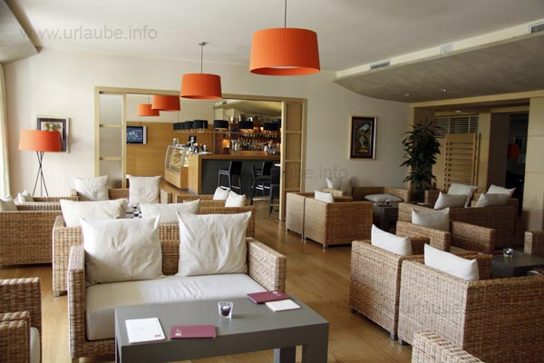 Sitzgelegenheit in der Hotel-Bar