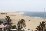 Die Dünen von Maspalomas erstrecken sich auf über 8 km bis nach Playa del Ingles.