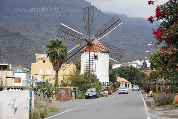 Die M&uuml;hle ist Wahrzeichen des &Ouml;rtchens Molina de Viento, das so seinen Namen erhielt.