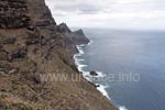 Blick vom Mirador El Balcón nach Westen auf die schroffen Steilklippen