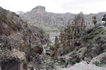 Oftmals führt der Soria See nur wenig Wasser und ist kaum durch die Bäume des Parkplatzes vor Ort zu erkennen.