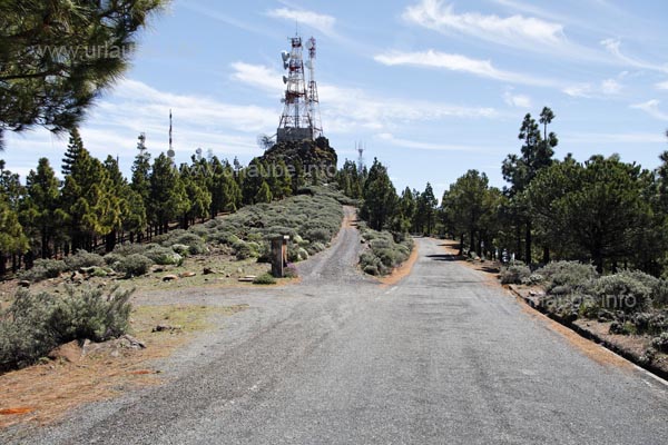 Obwohl die Vegetation und die Landschaft auf dem Pozo de las Nieves sehr sch&ouml;n ist, verschandeln die vielen Antennen und das Milit&auml;rgel&auml;nde das Landschaftsbild.
