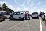 Der Hauptaussichtspunkt auf dem Pico de las Nieves ist eine absolute Besucherattraktion. Wenn man Pech hat, ist gerade eine ganze Bussafari hierhin unterwegs.