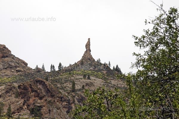 Das ist NICHT der Roque Nublo, wie wir urspr&uuml;nglich von Weitem dachten, sondern ein in unmittelbarer Nachbarschaft emporragender schmaler Grat.