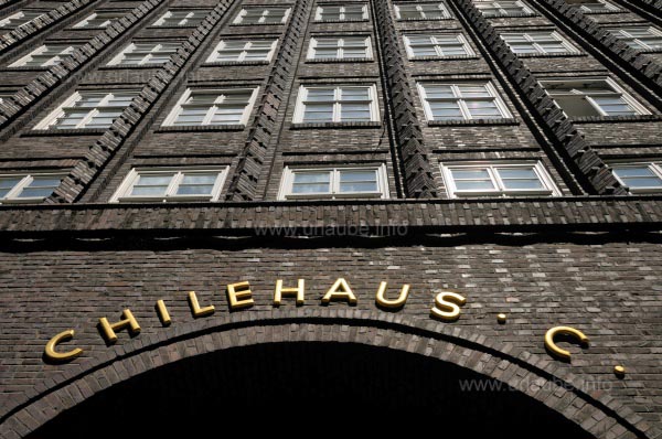 Detail am Chilehaus