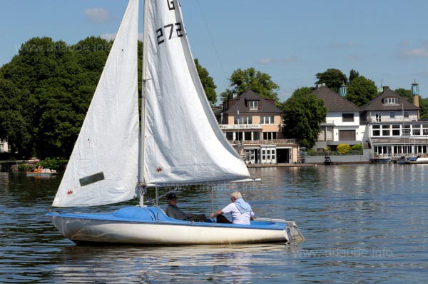 Segelspa&szlig; auf der Au&szlig;enalster