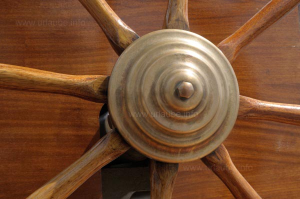 Detail des Steuerrades