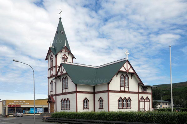 Die Kirche in H&uacute;savik