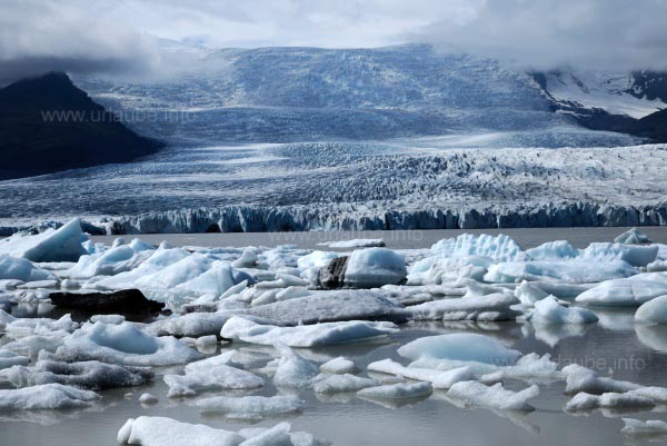 Gletscherzunge Kvi&aacute;rj&ouml;kull