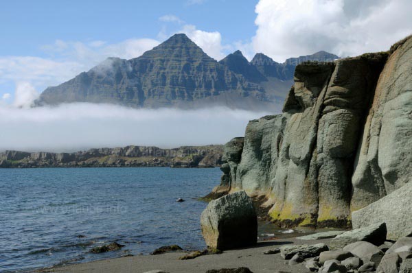 Landschaft der Ostfjorde