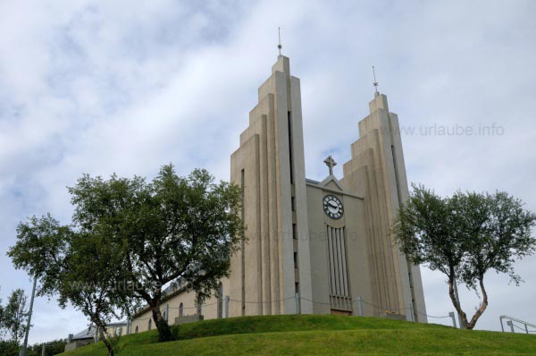 Akureyrarkirkja, die Kathedrale von Akureyri