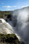 Die Schlucht am Gullfoss