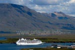 Schiff vor Reykjavik