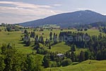 Blick auf La Cure, Grenzort zwischen Frankreich und der Schweiz