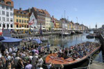 Abfahrt der Wassertouren am Nyhavn