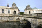 Der Marmorbrücke zum alten Teil von Schloss Christiansborg