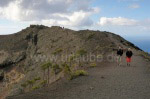 Der Wanderweg am Krater des San Antonio