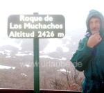 Nebel und Schnee auf dem Roque de los Muchachos