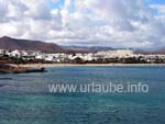 Die Bucht Playa de las Cucharas an der Costa Teguise