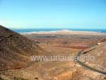 Panoramablick auf Playa Blanca von Femés aus