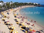 Der Playa Flamingo im Westen von Playa Blanca