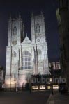 Die Türme von Westminster Abbey bei Nacht