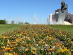 Wasserspiele vor dem Park