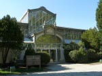 Die Fassade des Palacio de Cristal de Arganzuela