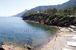 Der einsame Strand Platja de Canonge