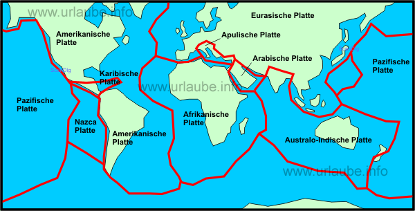 Mauritius liegt an der Grenze der Afrikanischen Platte zur Australo-Indischen Platte.