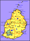 Karte Mauritius