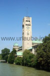 Die Museumsinsel mit Musemsbau und Meteorologischen Turm