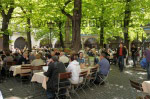 Biergarten im Hofbräuhaus