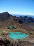 Höhepunkt des Tongariro Alpine Crossing ist der Blick auf die smaragdgrünen Vulkanseen.