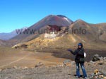 Auch der Blick vom Blue Lake zurück in Richtung der Emerald Lakes und dem Red Crater ist genial.