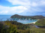 Eine herrliche Bucht auf dem Abel Tasman Coastal Track