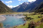 Der Siberia Stream in der wunderschönen Landschaft des Siberia Valley