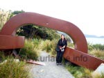 Der Eingang zum Rakiura National Park an der Lee Bay.