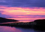 Abendrot über dem Nordmeer bei der Insel Leka