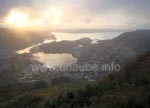 Bergen im Abendlicht