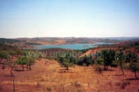 Der See Barragem de Beliche