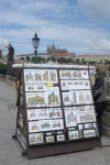 Fliegender Händler an der Karlsbrücke