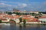 Blick zur Prager Burg und dem Hradschin