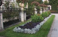 Kunstvoll angelegte Gartenanlagen im Mirabell-Garten