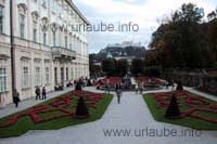 Blick auf die Festung vom Mirabellgarten aus