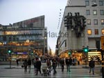 Die Fußgängerzone Drottningsgatan am Nachmittag