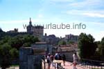 Vue du palais à partir du célèbre pont