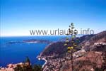 Vue sur le Cap Ferrat à partir d'Eze